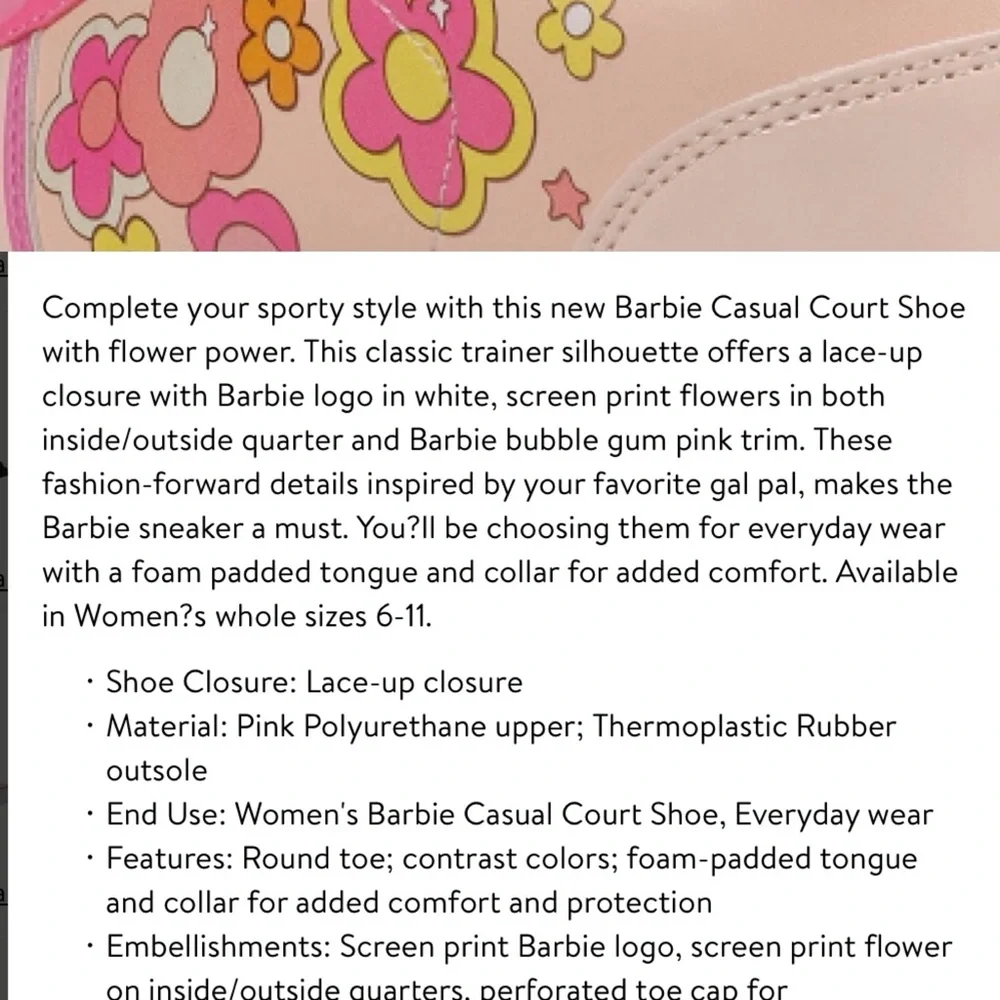 Barbie Sneakers - Picture 4 of 16
